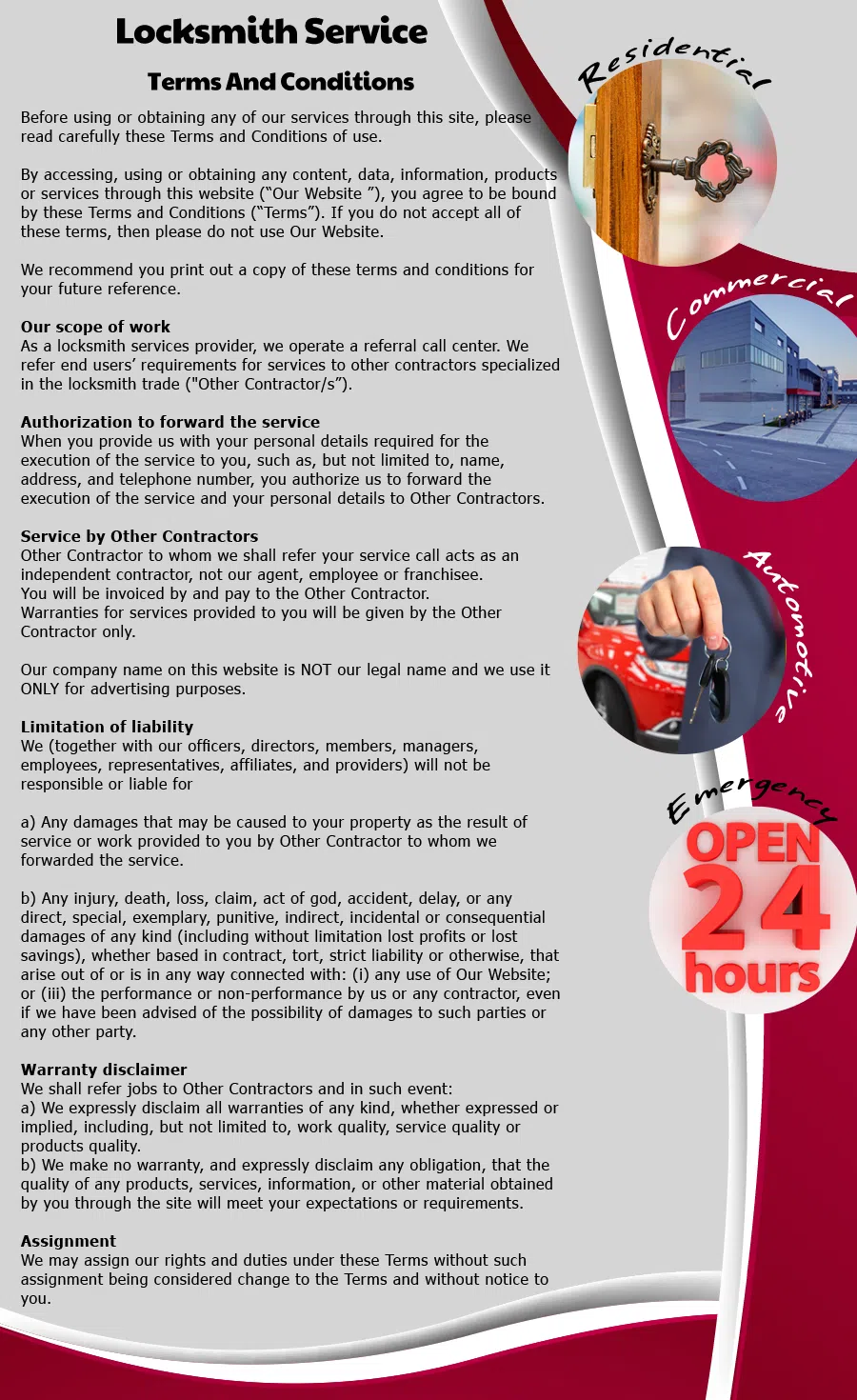 Denver Liberty Locksmith, Denver, CO 303-357-8324 - Terms-and-conditions-9